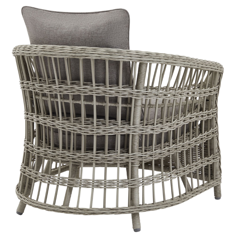 wicker chair with cushions 